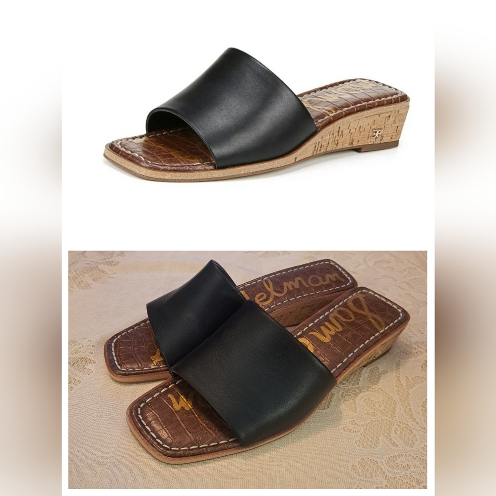NWOT SAM EDELMANWomen's Valery Demi-Wedge Slide Sandals